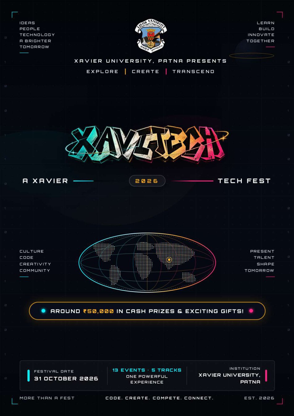 XaviTech 2026 brochure cover