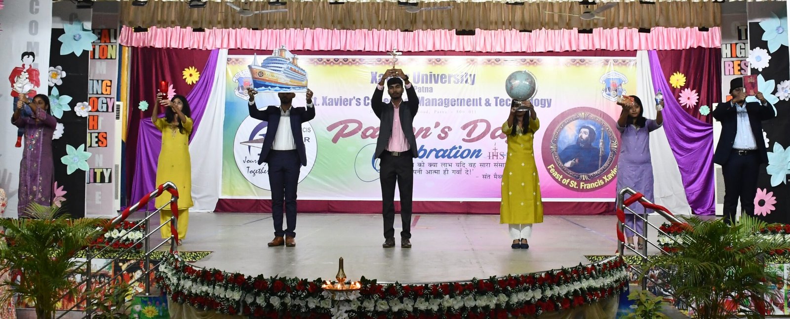 Floral tribute to St. Francis Xavier