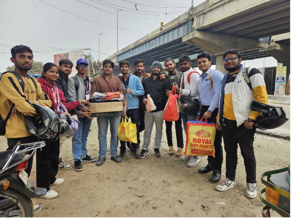 Cloth Distribution Drive organized by NSS image 1