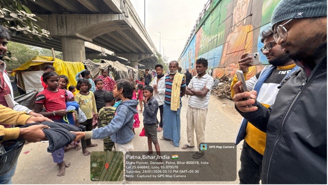 Cloth Distribution Drive organized by NSS image 2