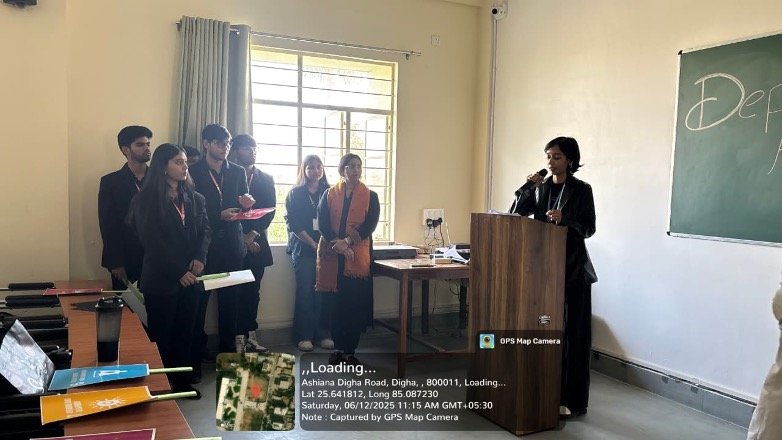 Students presenting SDG placards