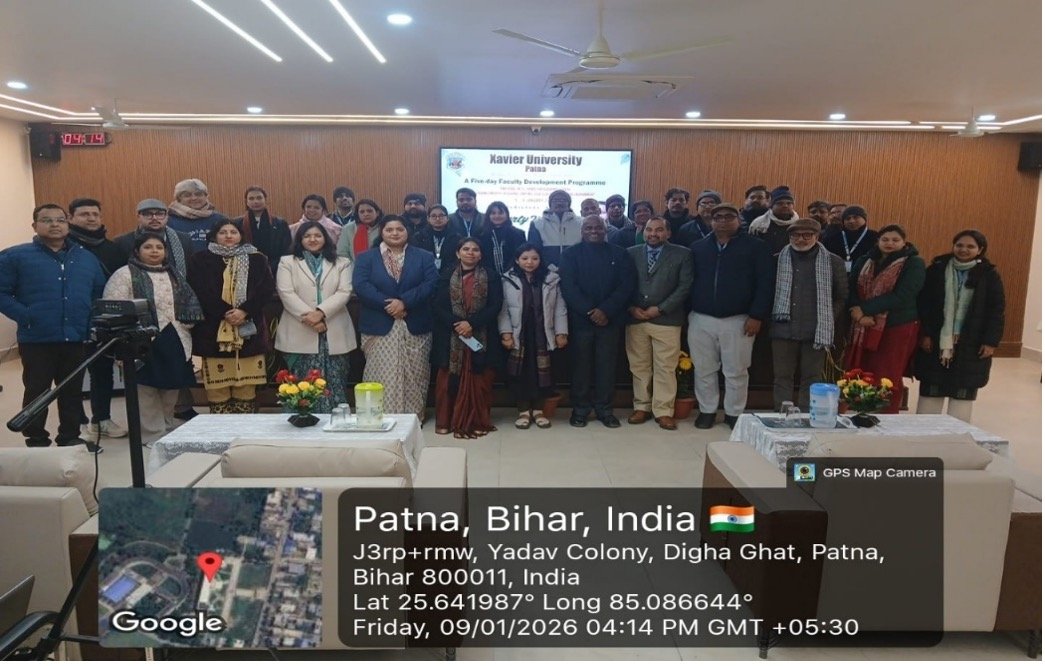 Faculty Development Programme session at Xavier University Patna