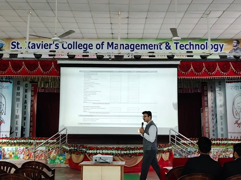 Expert talk on AI for business solutions at SXCMT Patna