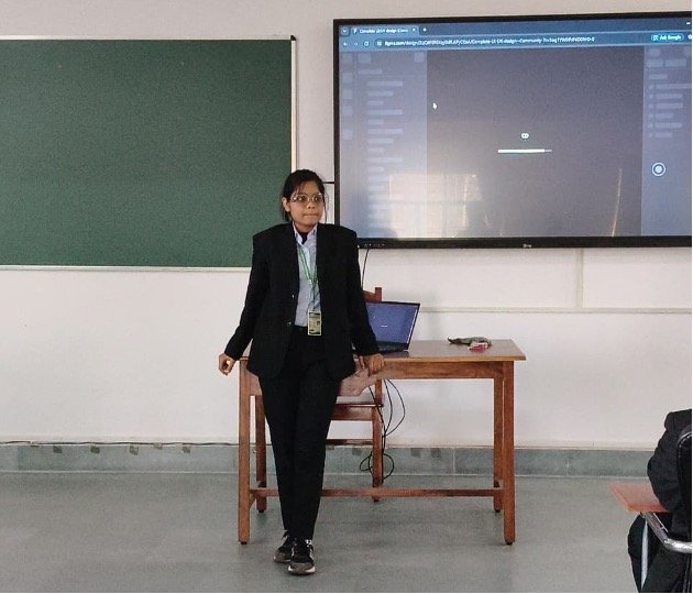 UI/UX design session conducted by Xavier Coding Club