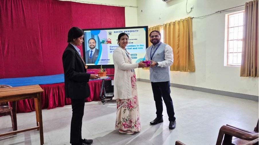 Guest lecture on Career Opportunities in Securities Market image 1