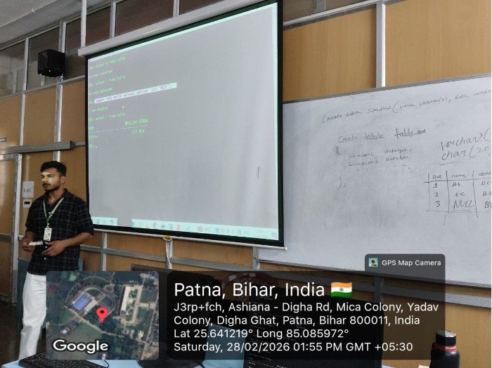 Database session image 2